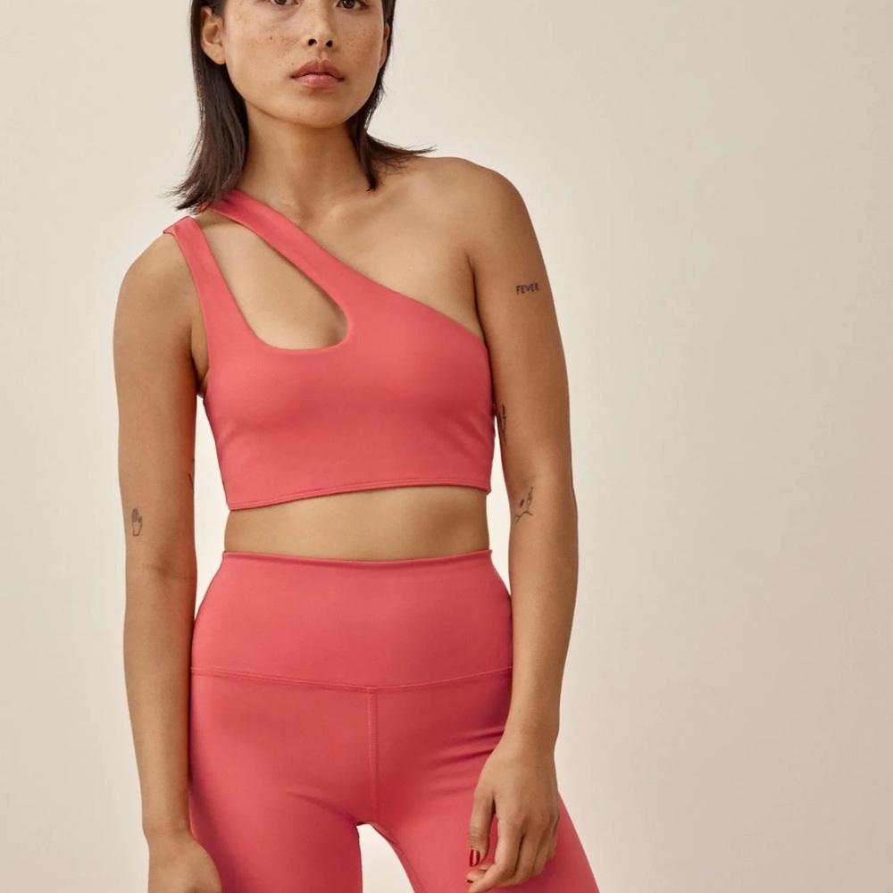 Reformation Red Simone EcoMove sports Bra